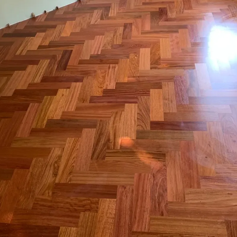 Close-up of a floor from one of our jobs