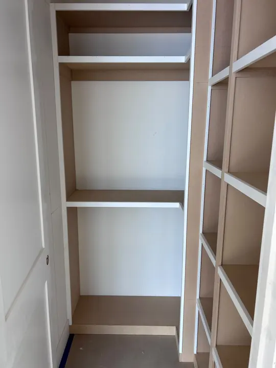 Floor meeting built-in cabinetry