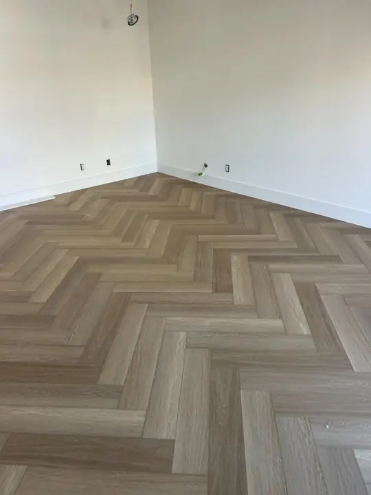 Herringbone corner detail