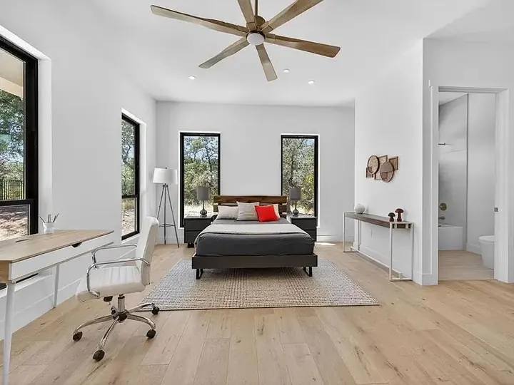 Bedroom floor