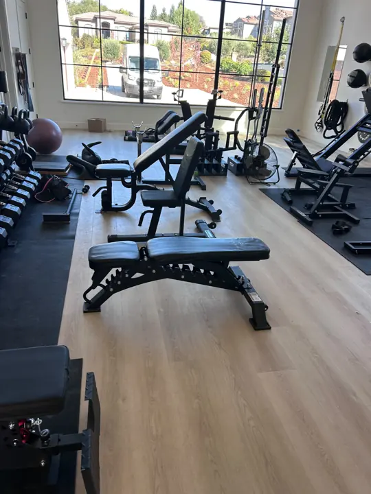 Home gym floor