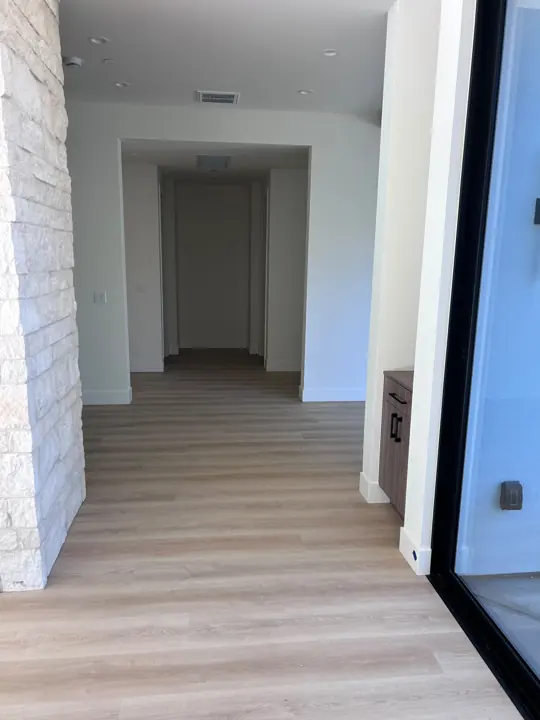 Finished entry hall